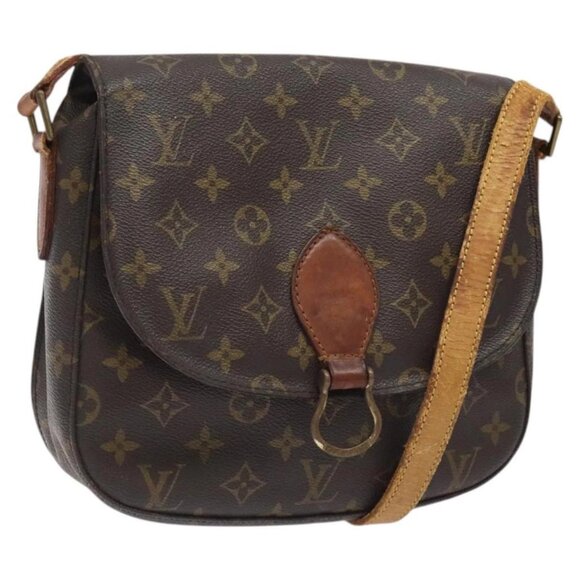 LOUIS VUITTON Monogram Monogram Saint Cloud GM Shoulder Bag M51242 Auth 122628 - Picture 1 of 16